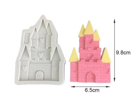 Molde silicona castillo